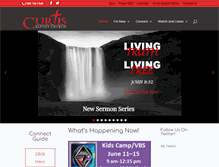 Tablet Screenshot of curtisbc.org